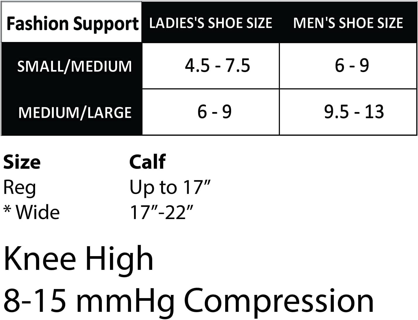 imageCherokee Compression Socks for Women amp Men 815 mmHg Knee High Lightweight Sublimation Print 1 Pair FASHIONSUPPORTNavy