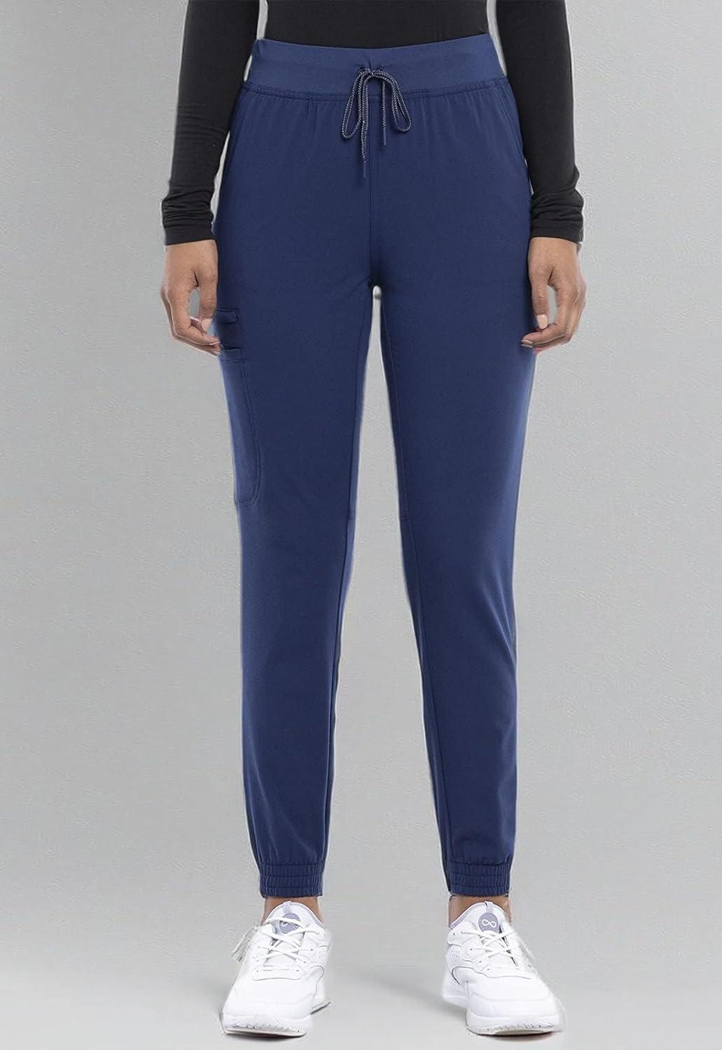 imageCherokee Euphoria Women Scrubs Pant Mid Rise Jogger CK260ANavy