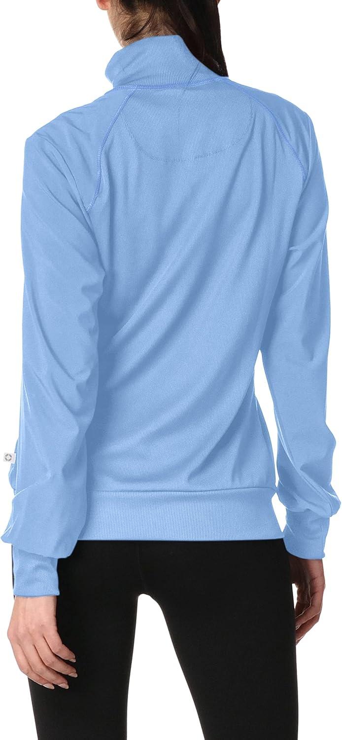 imageCherokee Infinity Womens Zip Front Jacket With 2 Pockets Contemporary Fit Back Shoulder Yokes amp Front Princess Seams 2391ACiel