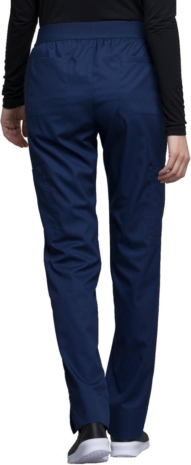 imageCherokee Luxe Women Scrubs Pant Natural Rise Tapered Leg CK040Navy