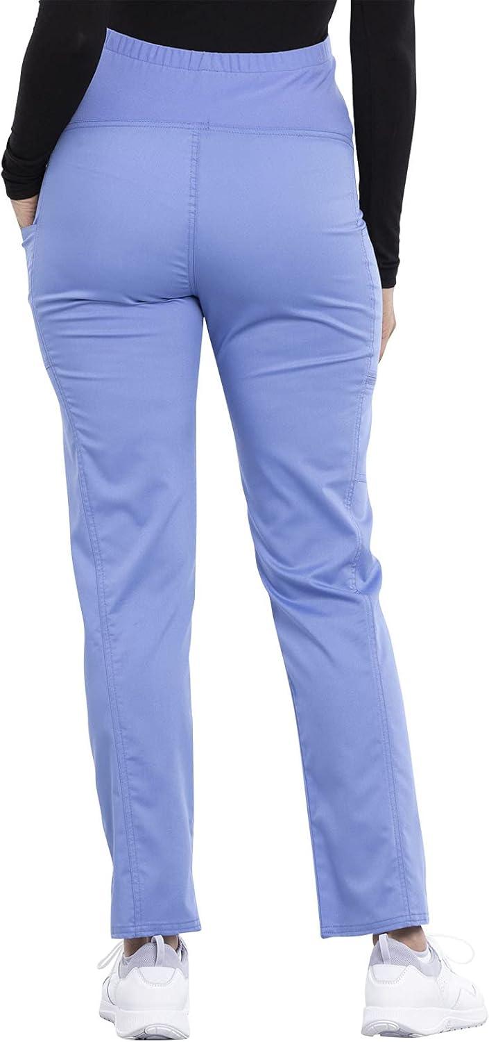 imageCherokee Maternity Scrub Pants for Women Straight Leg Bottoms with Belly Coverage Ultra Soft 2Way Stretch Fabric WW155Ciel