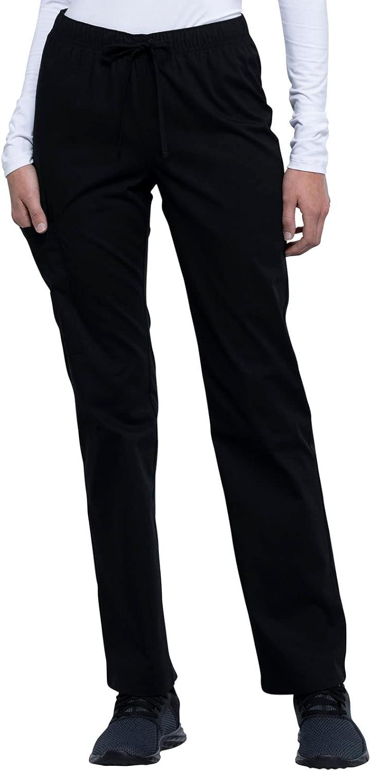 imageCherokee Men amp Women Scrubs Pant Workwear Professionals Straight Leg Drawstring WW030Black