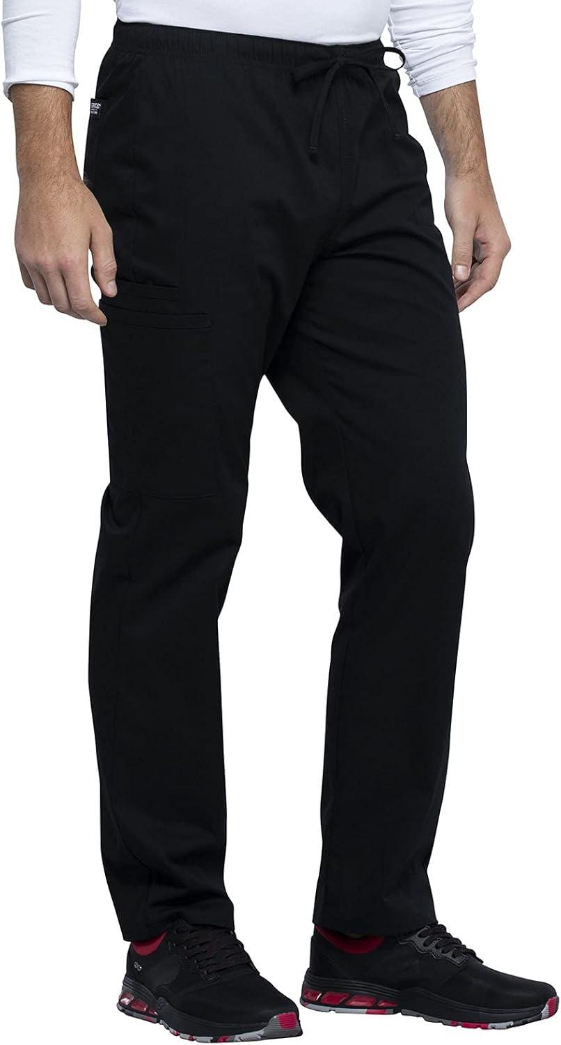 imageCherokee Men amp Women Scrubs Pant Workwear Professionals Straight Leg Drawstring WW030Black