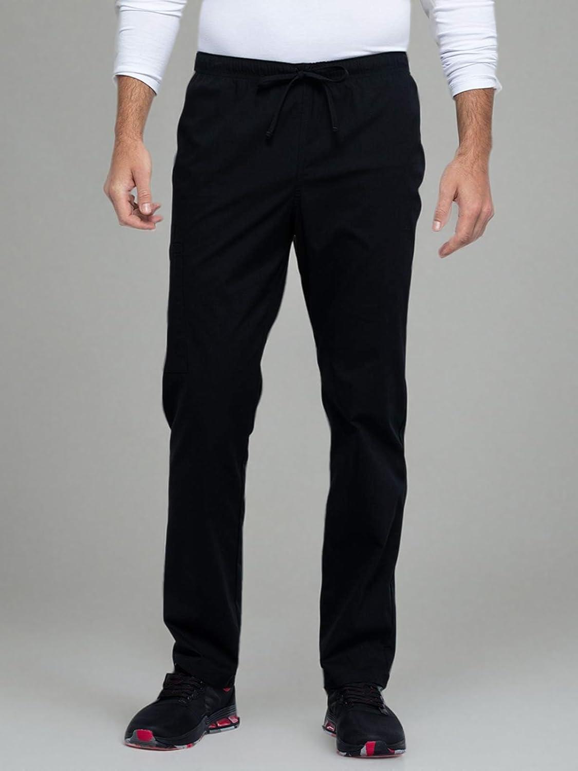 imageCherokee Men amp Women Scrubs Pant Workwear Professionals Straight Leg Drawstring WW030Black