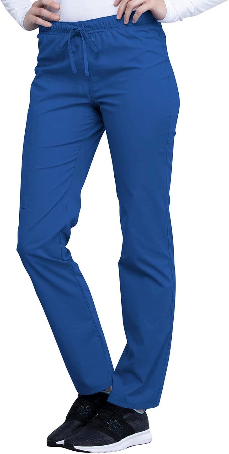 imageCherokee Men amp Women Scrubs Pant Workwear Professionals Straight Leg Drawstring WW030Royal