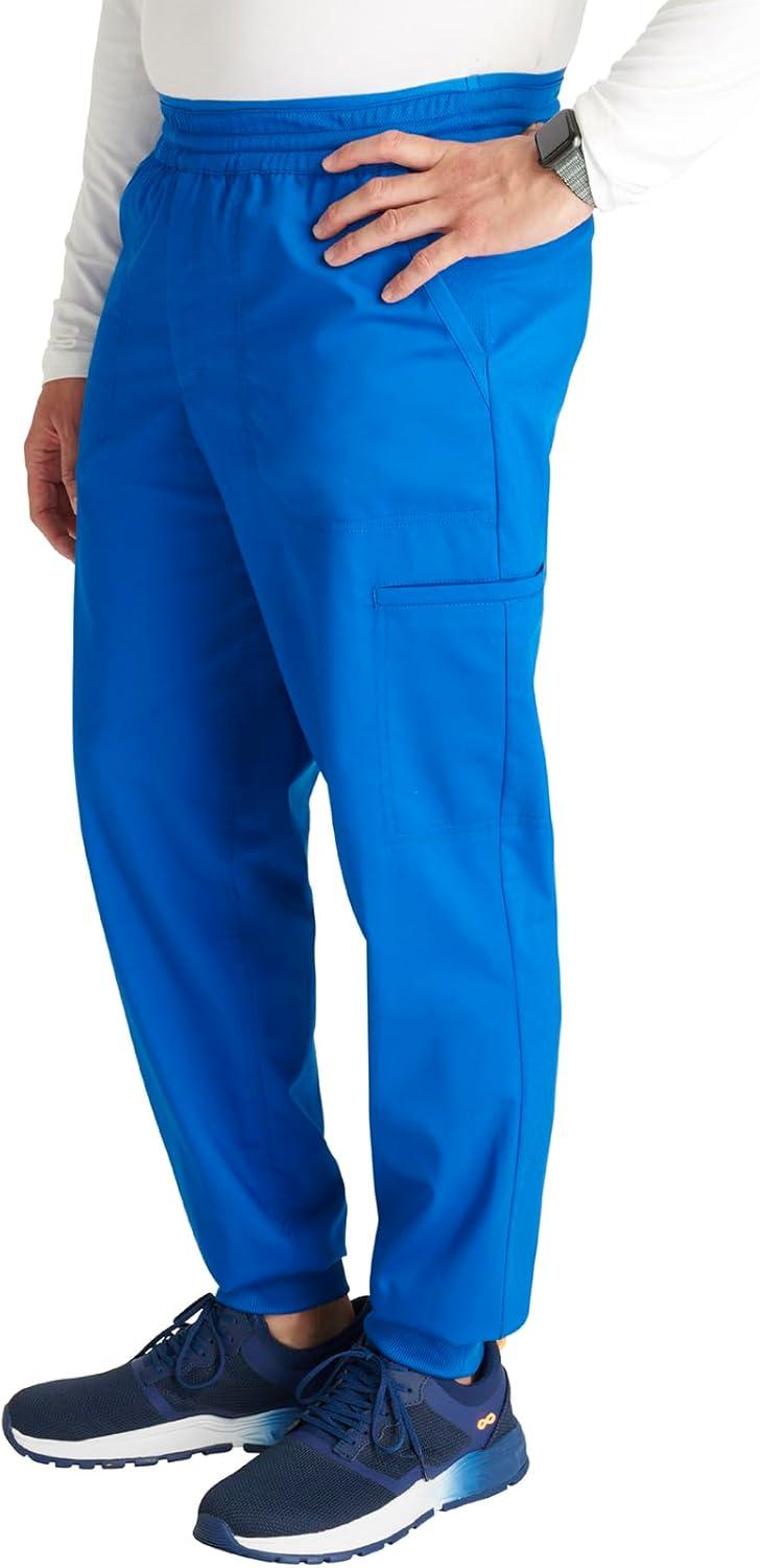 imageCherokee Mens Jogger Modern fit midRise Pullon Bottoms with 6 Pockets and Elastic Waistband WW251Royal