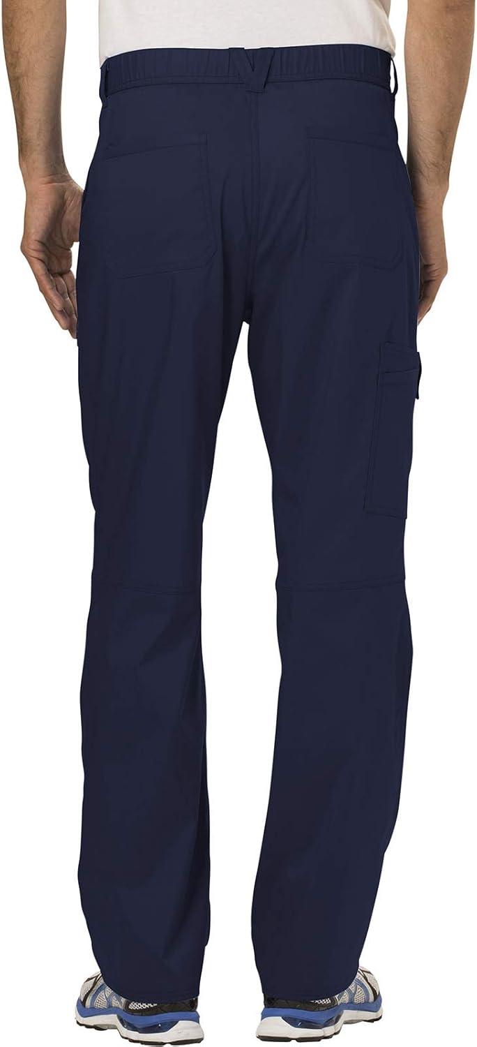 imageCherokee Premium Scrub Set for Men Modern Fit VNeck Top WW690 with Tapered Leg Button Closure amp Inside Drawstring Pant WW140Navy