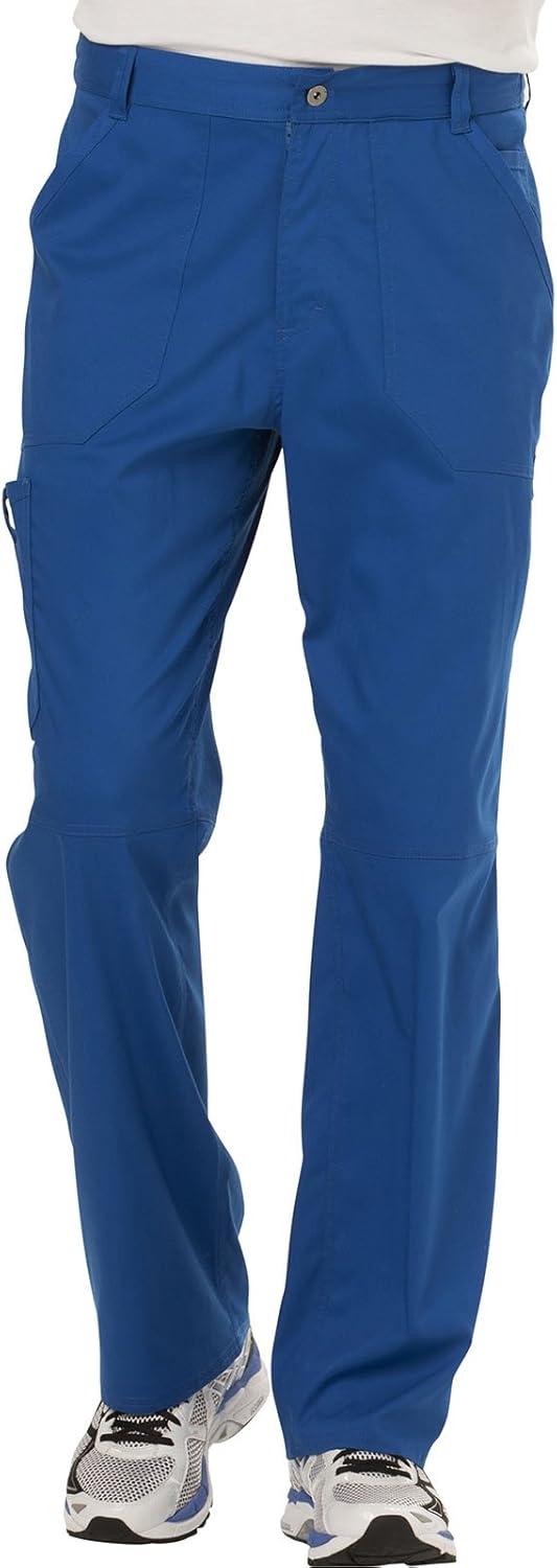 imageCherokee Premium Scrub Set for Men Modern Fit VNeck Top WW690 with Tapered Leg Button Closure amp Inside Drawstring Pant WW140Royal