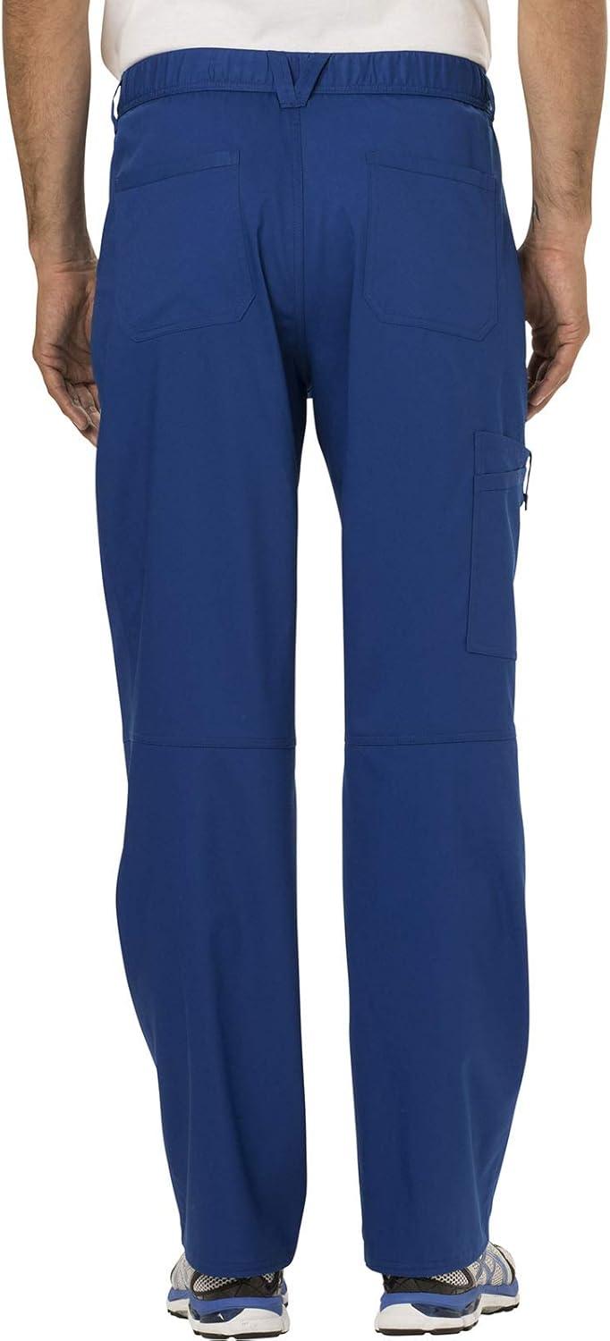imageCherokee Scrub Set For Men VNeck 3 Pocket Top WW670 with Modern Fit 7 Pocket Tapered Leg Pant WW140Galaxy Blue