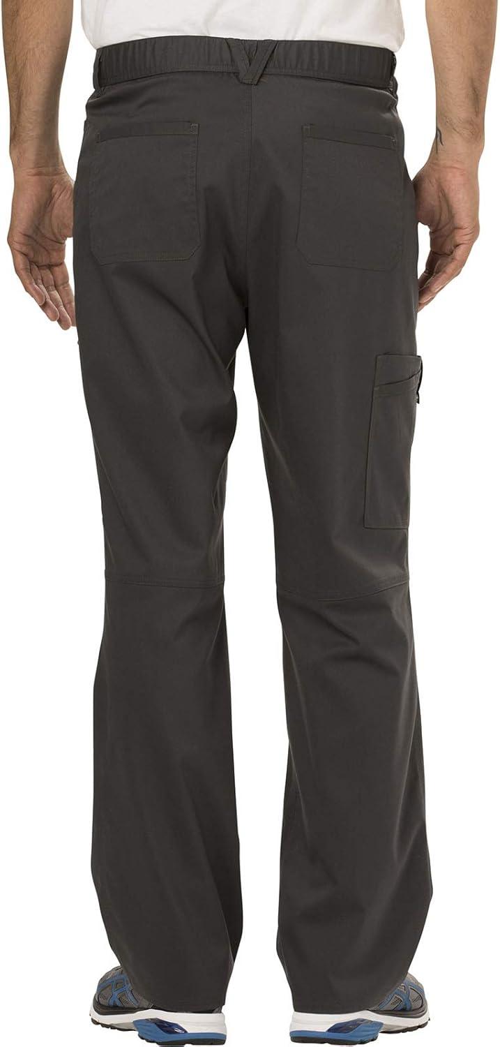 imageCherokee Scrub Set For Men VNeck 3 Pocket Top WW670 with Modern Fit 7 Pocket Tapered Leg Pant WW140Pewter