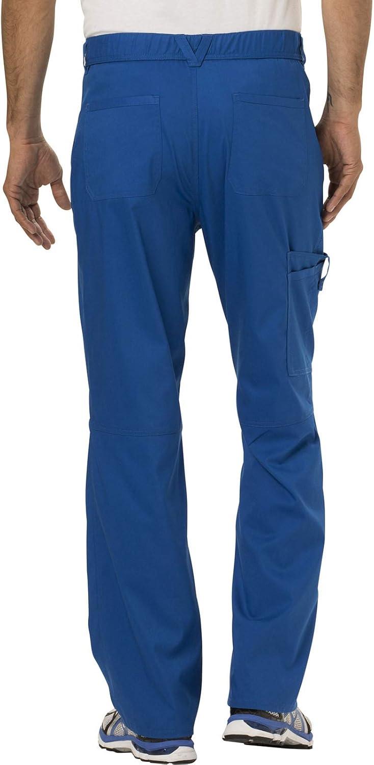 imageCherokee Scrub Set For Men VNeck 3 Pocket Top WW670 with Modern Fit 7 Pocket Tapered Leg Pant WW140Royal