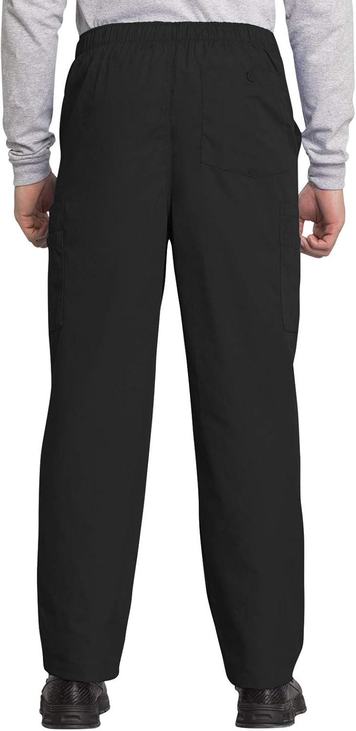 imageCherokee Scrub Set for Men and Women Traditional Fit VNeck Scrub Top 4777 with Natural Rise Elastic Waist Pant 4000Black