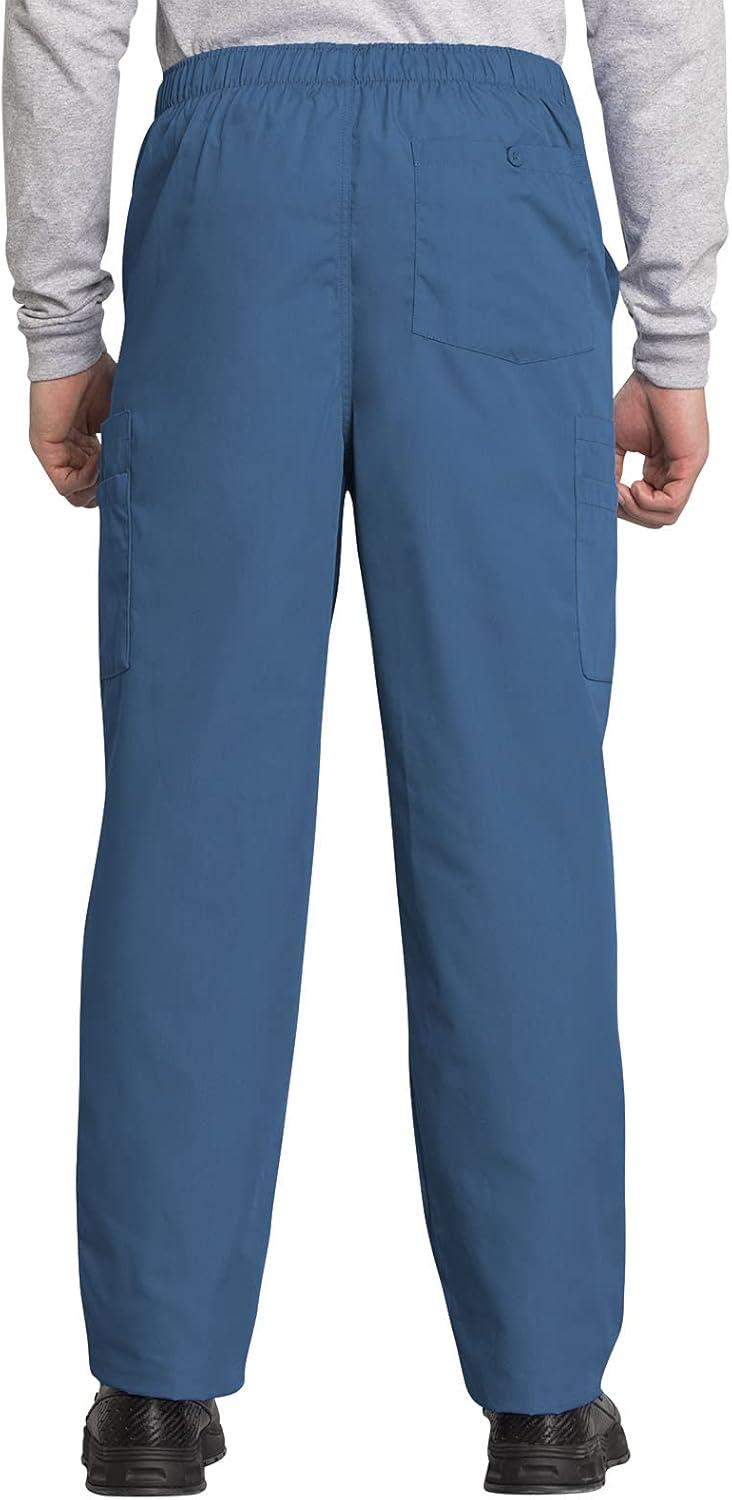 imageCherokee Scrub Set for Men and Women Traditional Fit VNeck Scrub Top 4777 with Natural Rise Elastic Waist Pant 4000Caribbean Blue