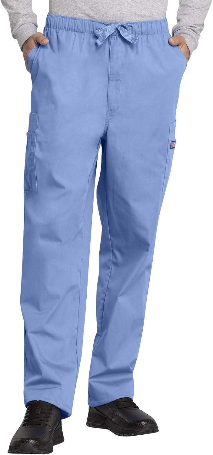 imageCherokee Scrub Set for Men and Women Traditional Fit VNeck Scrub Top 4777 with Natural Rise Elastic Waist Pant 4000Ciel