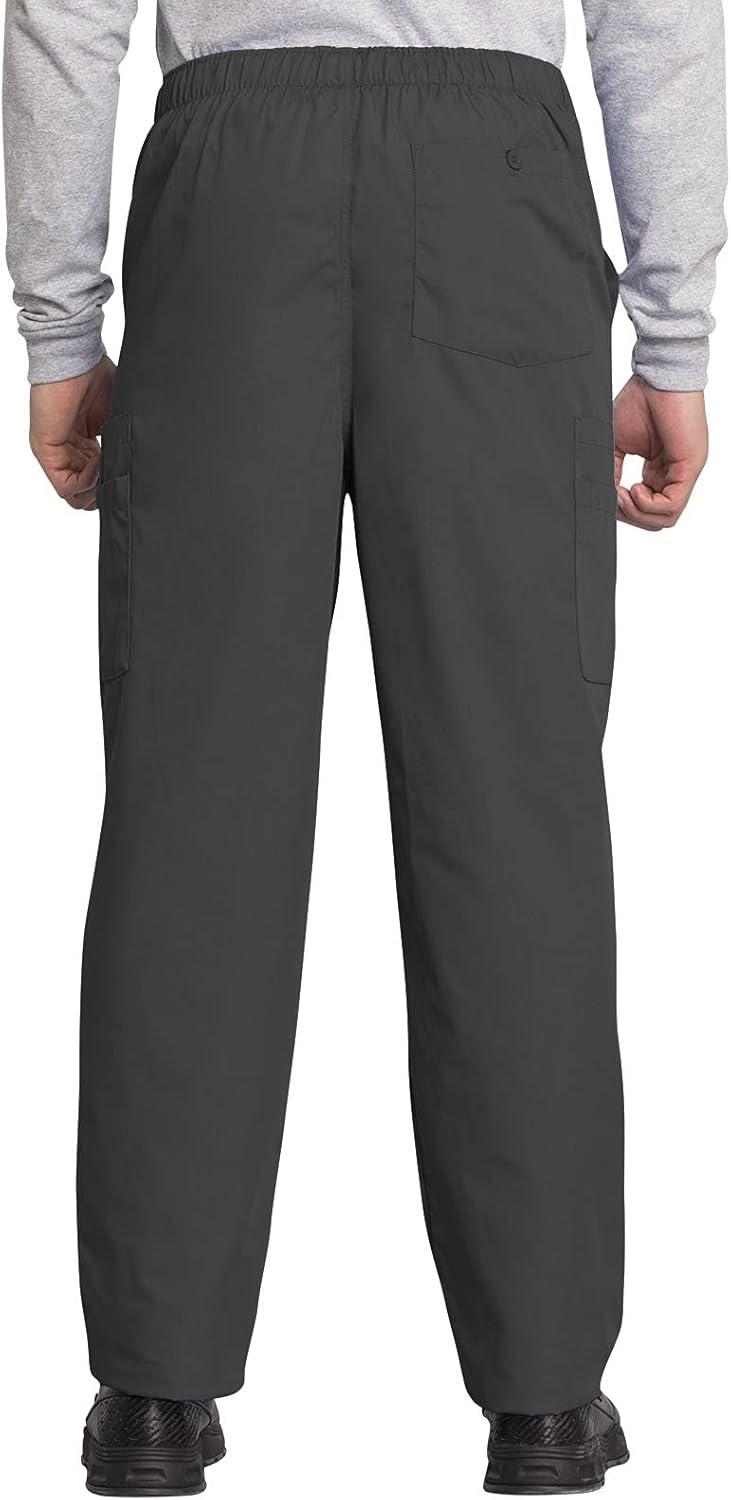 imageCherokee Scrub Set for Men and Women Traditional Fit VNeck Scrub Top 4777 with Natural Rise Elastic Waist Pant 4000Pewter