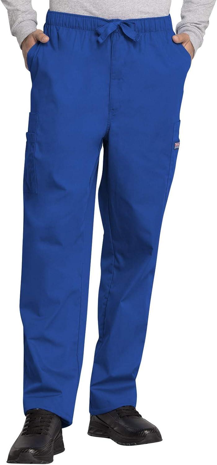 imageCherokee Scrub Set for Men and Women Traditional Fit VNeck Scrub Top 4777 with Natural Rise Elastic Waist Pant 4000Royal