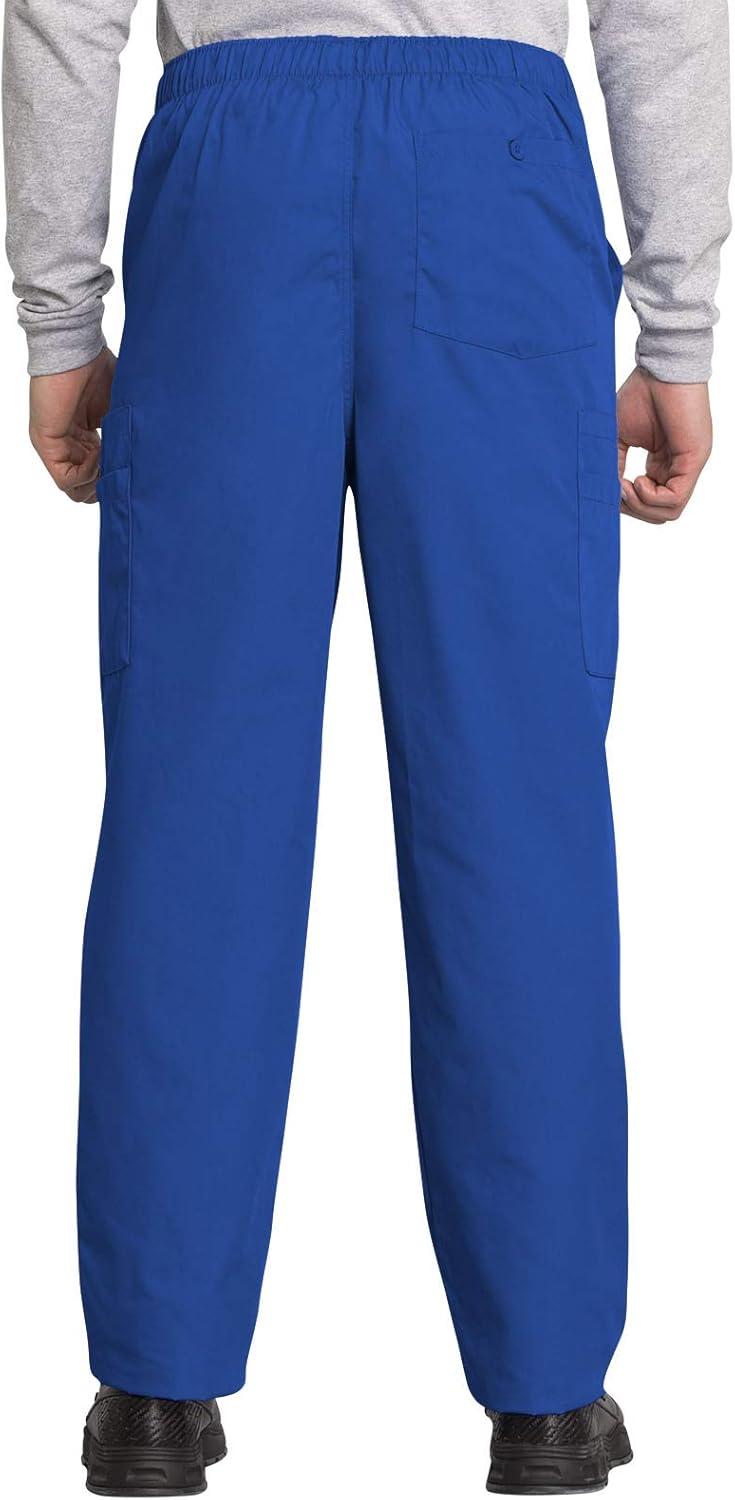 imageCherokee Scrub Set for Men and Women Traditional Fit VNeck Scrub Top 4777 with Natural Rise Elastic Waist Pant 4000Royal