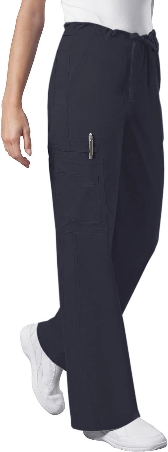 imageCherokee Scrub Set for Men or Women Traditional Fit 4 Pocket VNeck Top 4725 with 5 Pocket Natural Rise Cargo Pant 4043Pewter