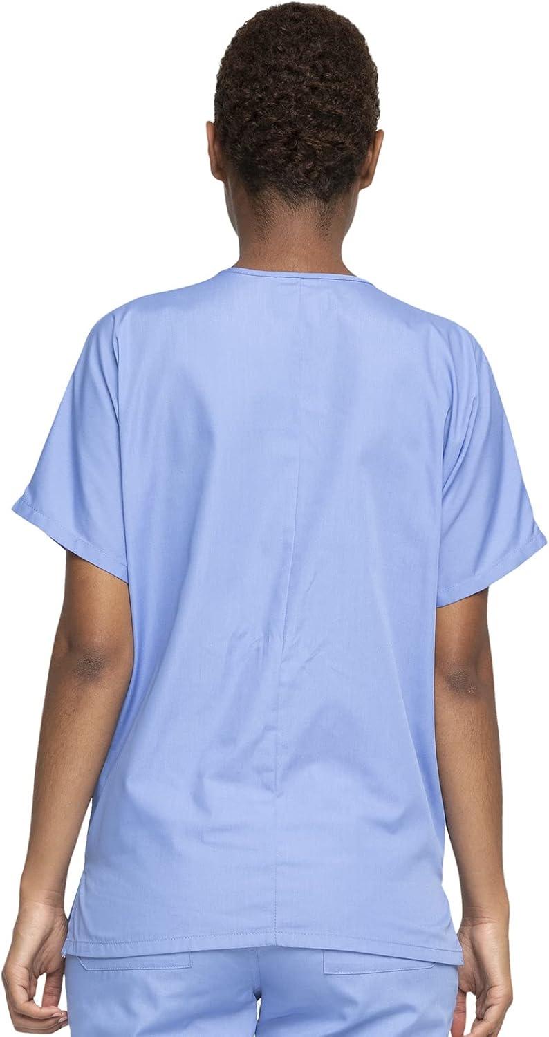 imageCherokee Scrub for Women VNeck Top Traditional fit with Dolman Sleeve and Fade Resistant Fabric 4700Ciel