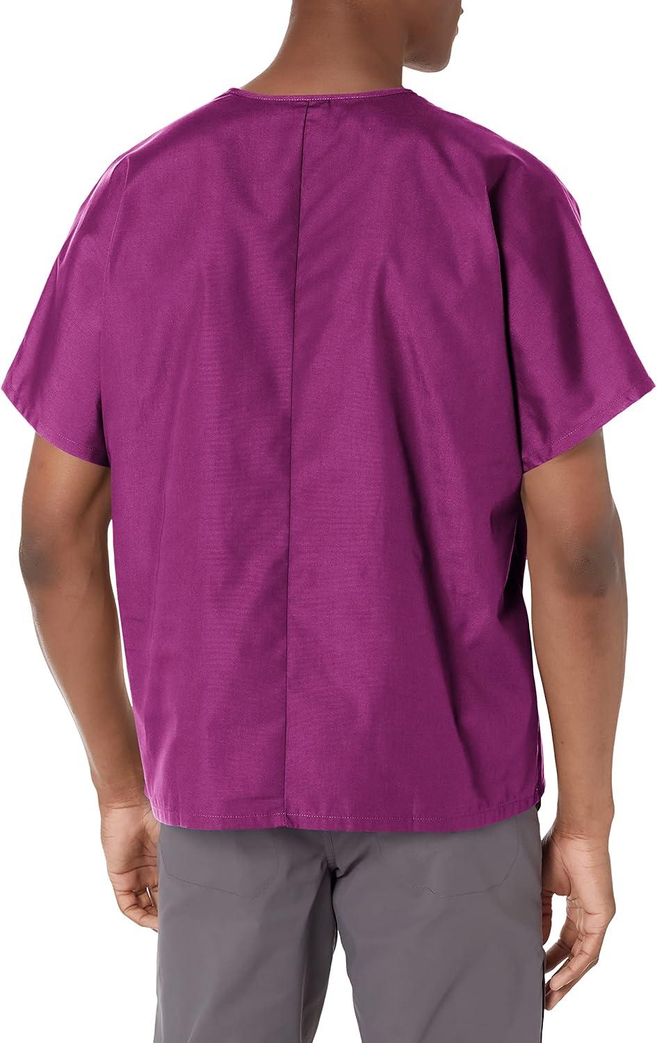 imageCherokee Scrubs for Men amp Women VNeck Scrub Top with 4 Pockets Cotton Blend Soft Stretchy Easy Care Nursing Uniform 4725Azalea