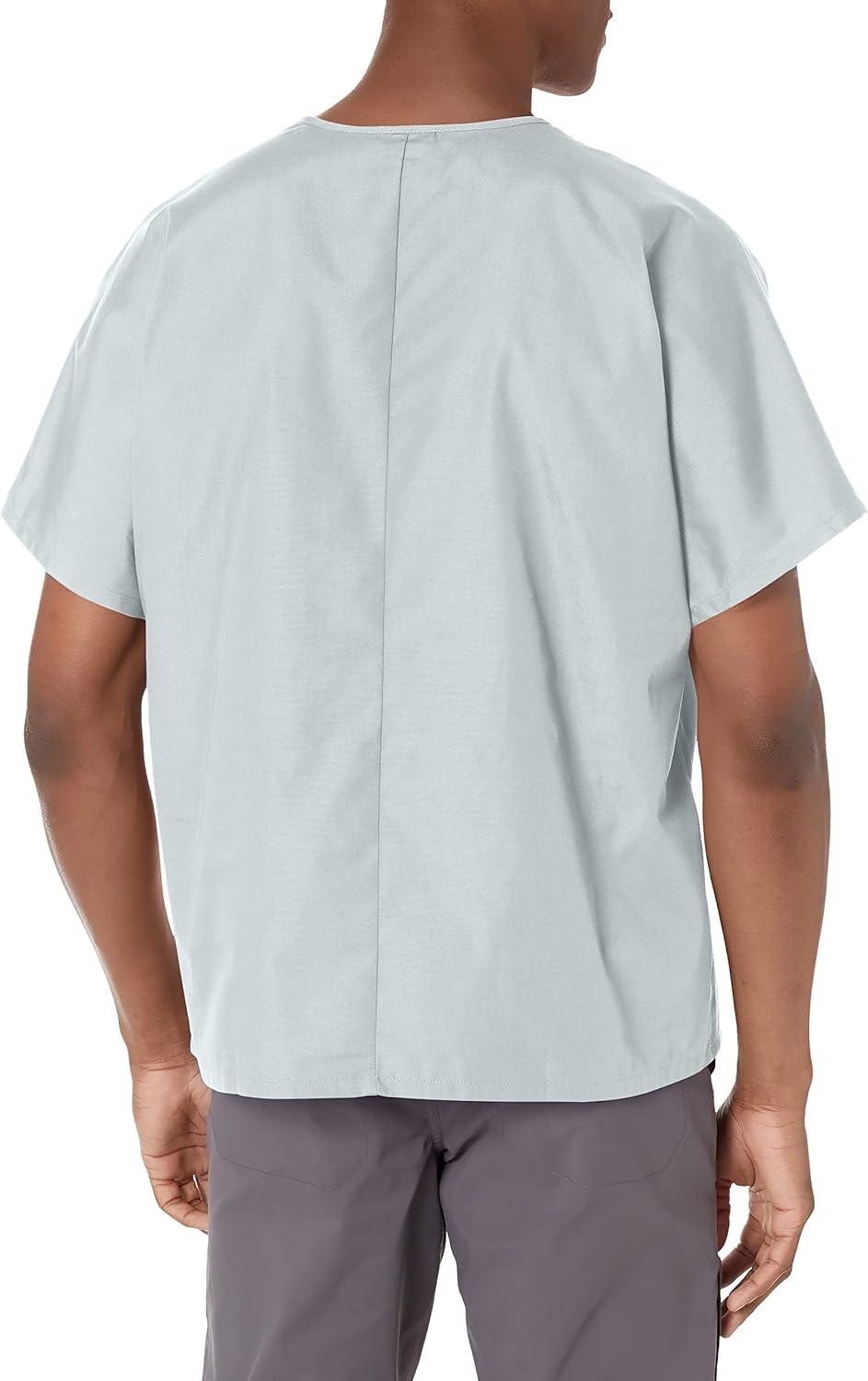 imageCherokee Scrubs for Women and Men Unisex VNeck Tunic Nursing Scrub Top with Chest Pocket Tuckable Durable Fabric 4777Grey