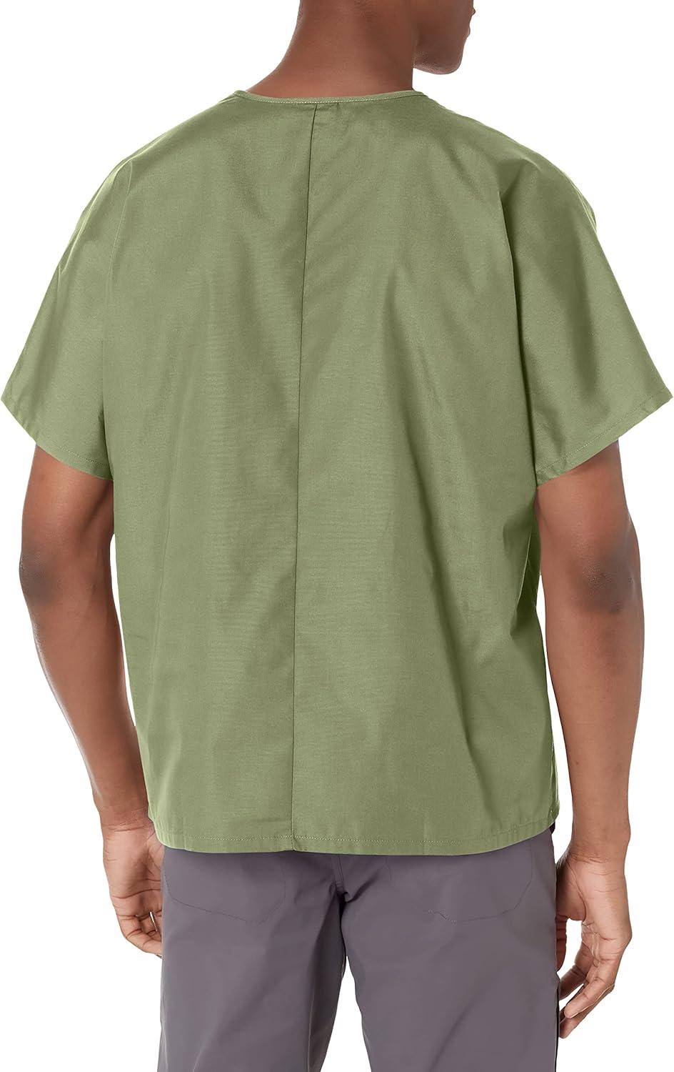 imageCherokee Scrubs for Women and Men Unisex VNeck Tunic Nursing Scrub Top with Chest Pocket Tuckable Durable Fabric 4777Olive
