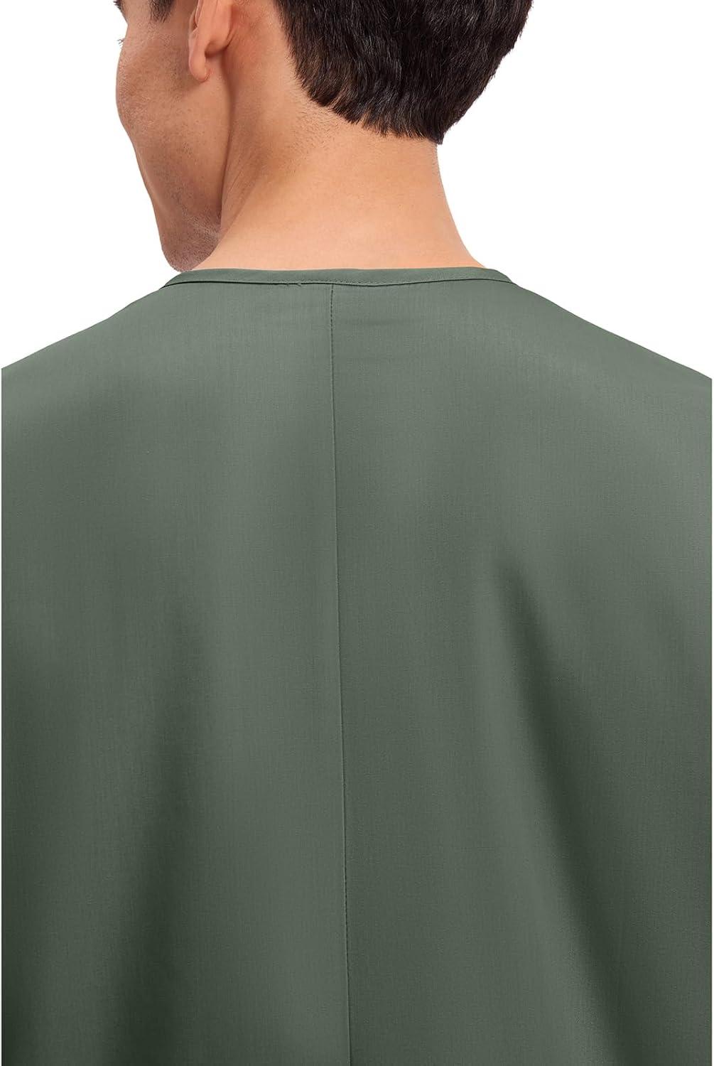 imageCherokee Scrubs for Women and Men Unisex VNeck Tunic Nursing Scrub Top with Chest Pocket Tuckable Durable Fabric 4777Olive