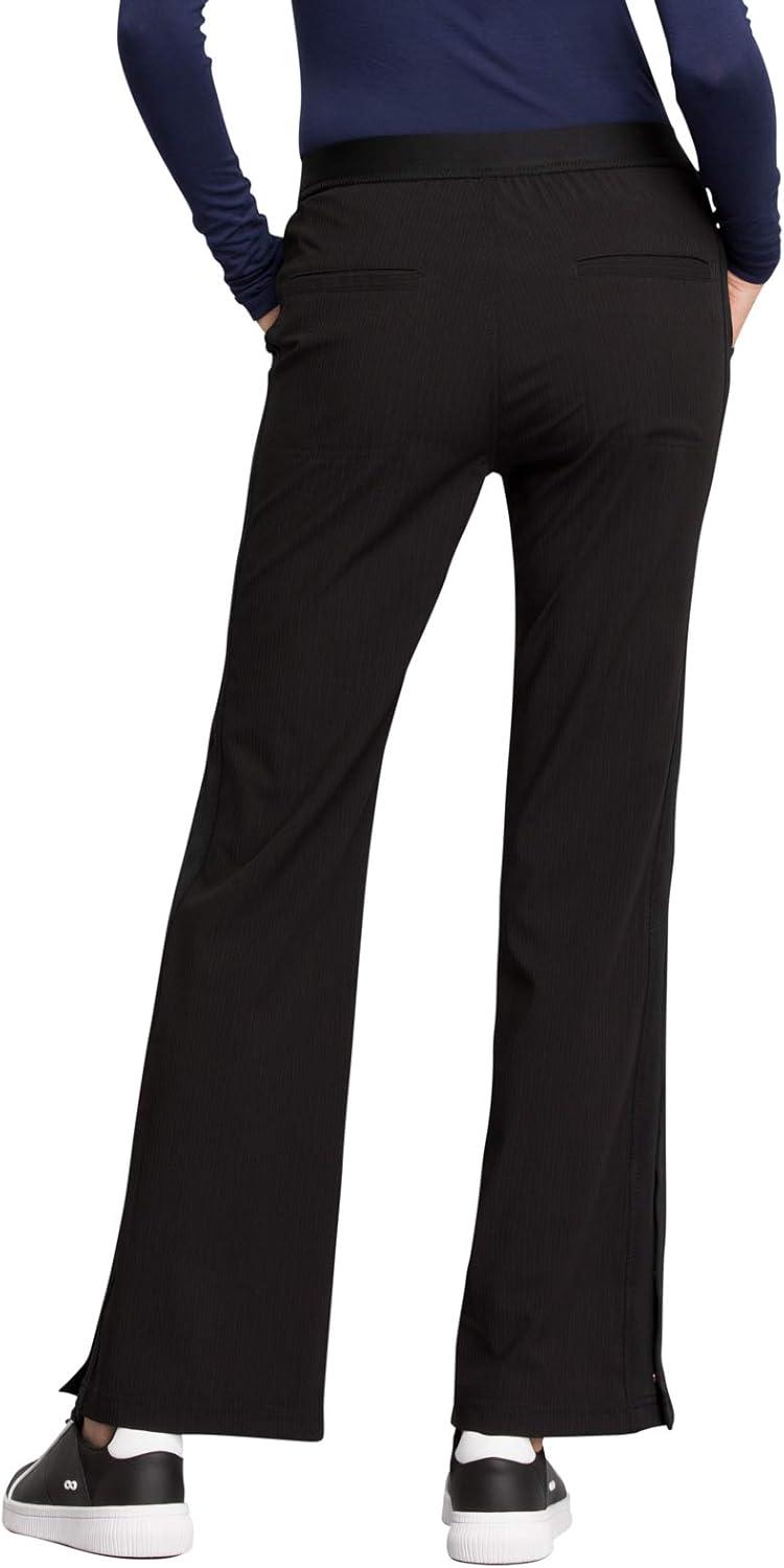 imageCherokee Statement Women Scrubs Pant Natural Rise Flare Leg CK060Black