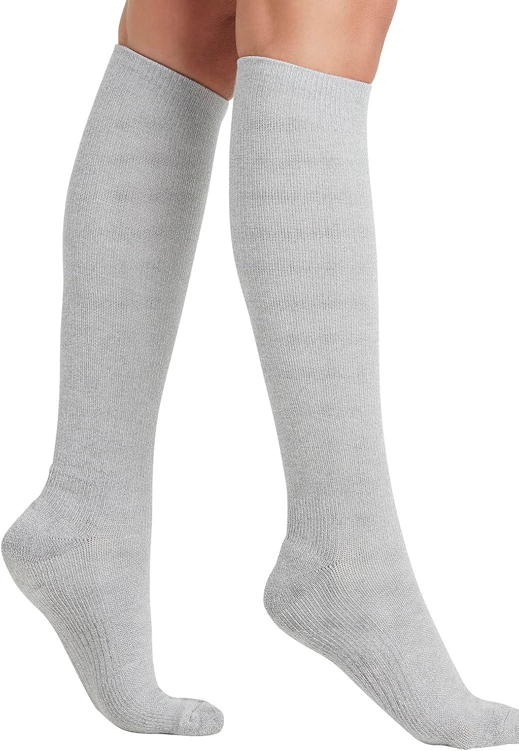 imageCherokee Unisex Knee High Compression Socks 1520 mmHg Arch Support MoistureWicking 1 Pair LXSUPPORTAlloy