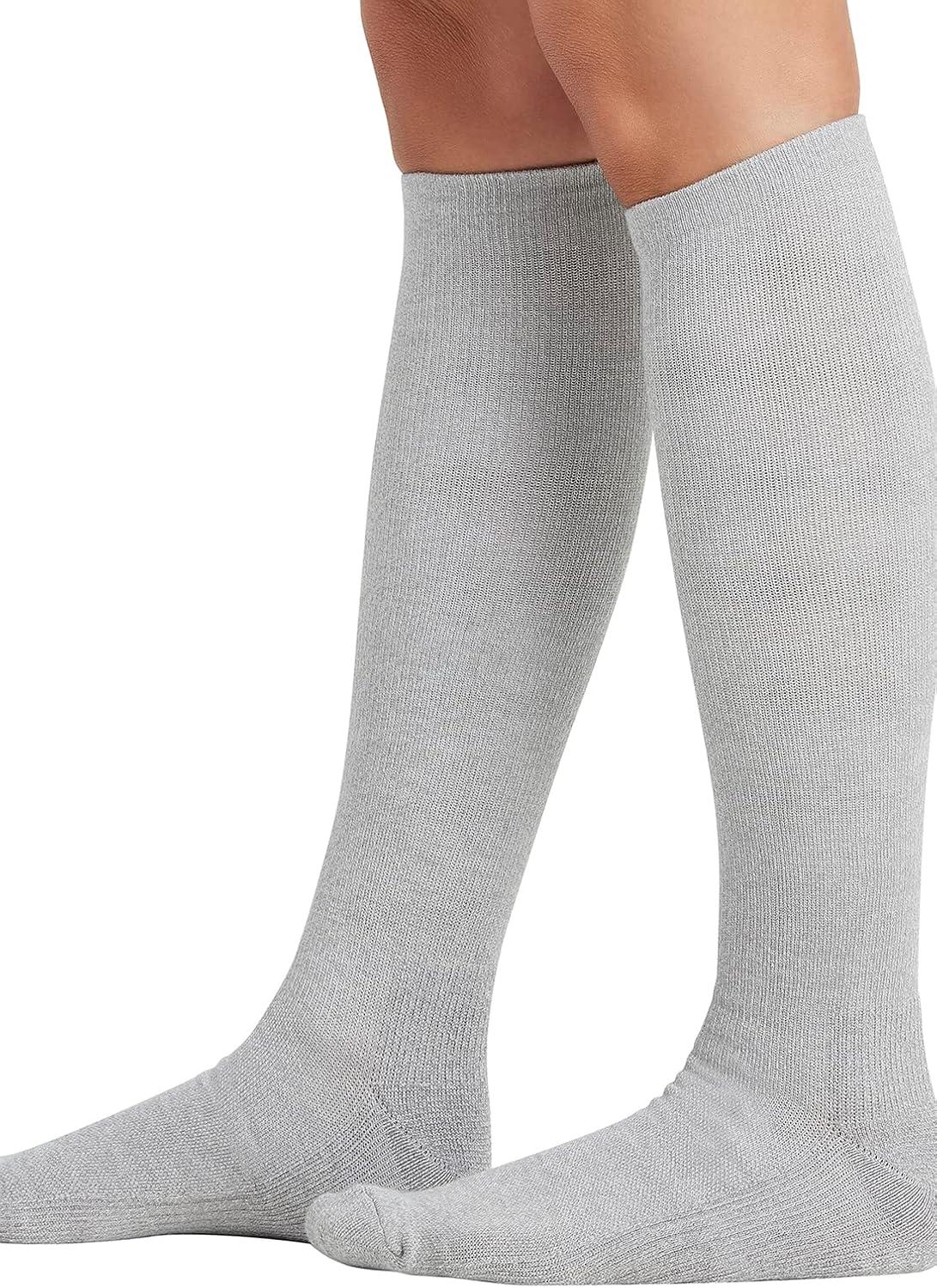 imageCherokee Unisex Knee High Compression Socks 1520 mmHg Arch Support MoistureWicking 1 Pair LXSUPPORTAlloy