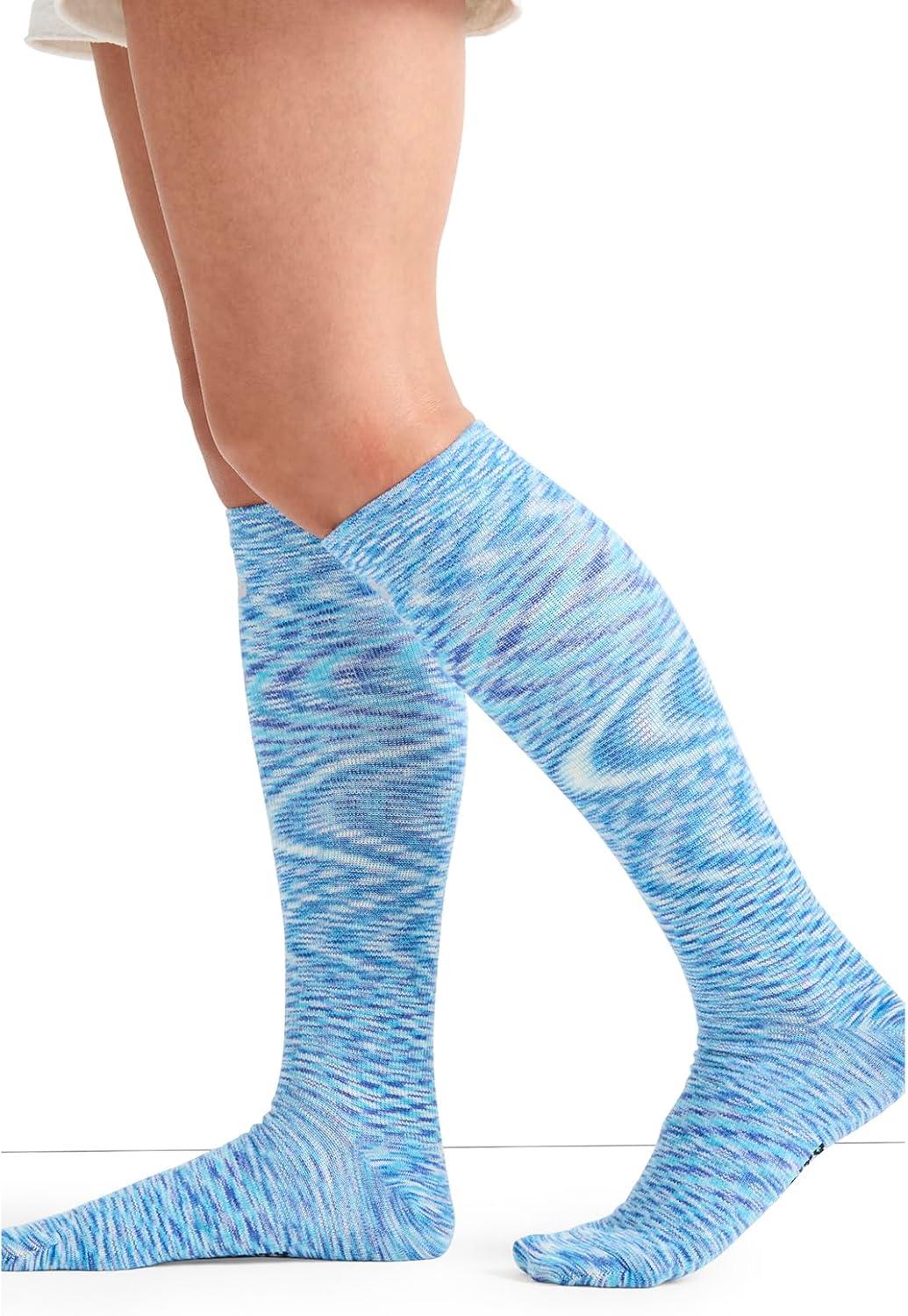 imageCherokee Unisex Knee High Compression Socks 1520 mmHg Arch Support MoistureWicking 1 Pair LXSUPPORTOuter Space