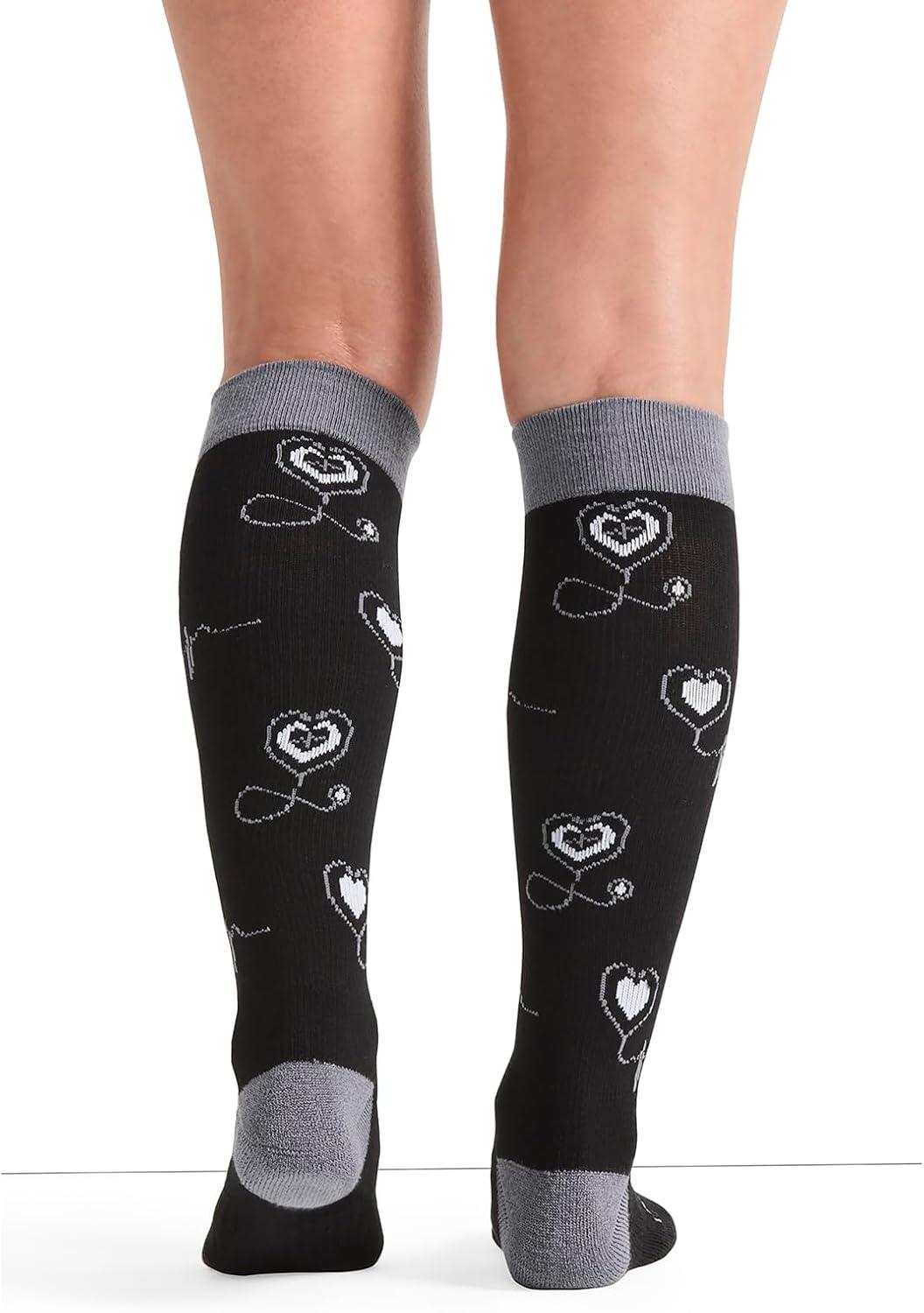 imageCherokee Unisex Knee High Compression Socks 1520 mmHg Arch Support MoistureWicking 1 Pair LXSUPPORTTools of Love