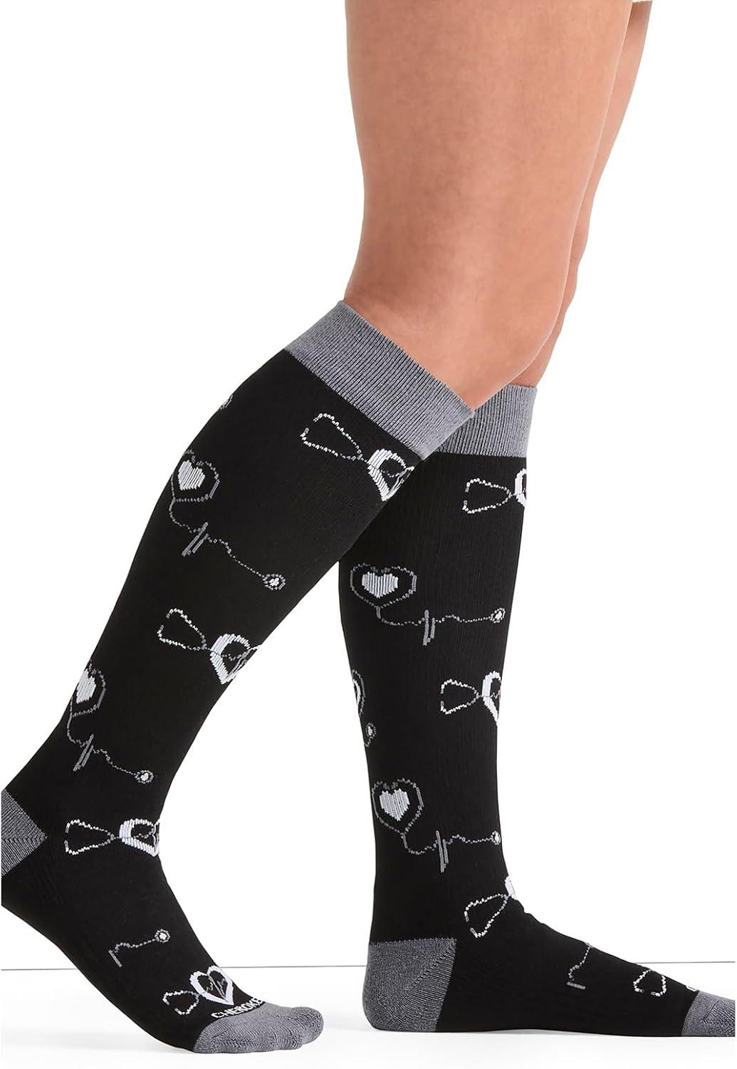 imageCherokee Unisex Knee High Compression Socks 1520 mmHg Arch Support MoistureWicking 1 Pair LXSUPPORTTools of Love