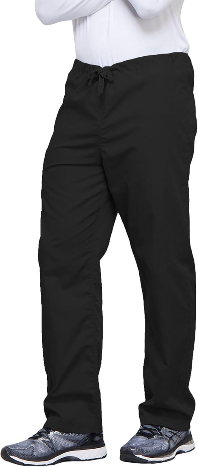 imageCherokee Unisex Scrub Set for Men amp Women VNeck Top amp Drawstring Cargo Pant Easy Care amp Fade Resistant CK00044CBlack