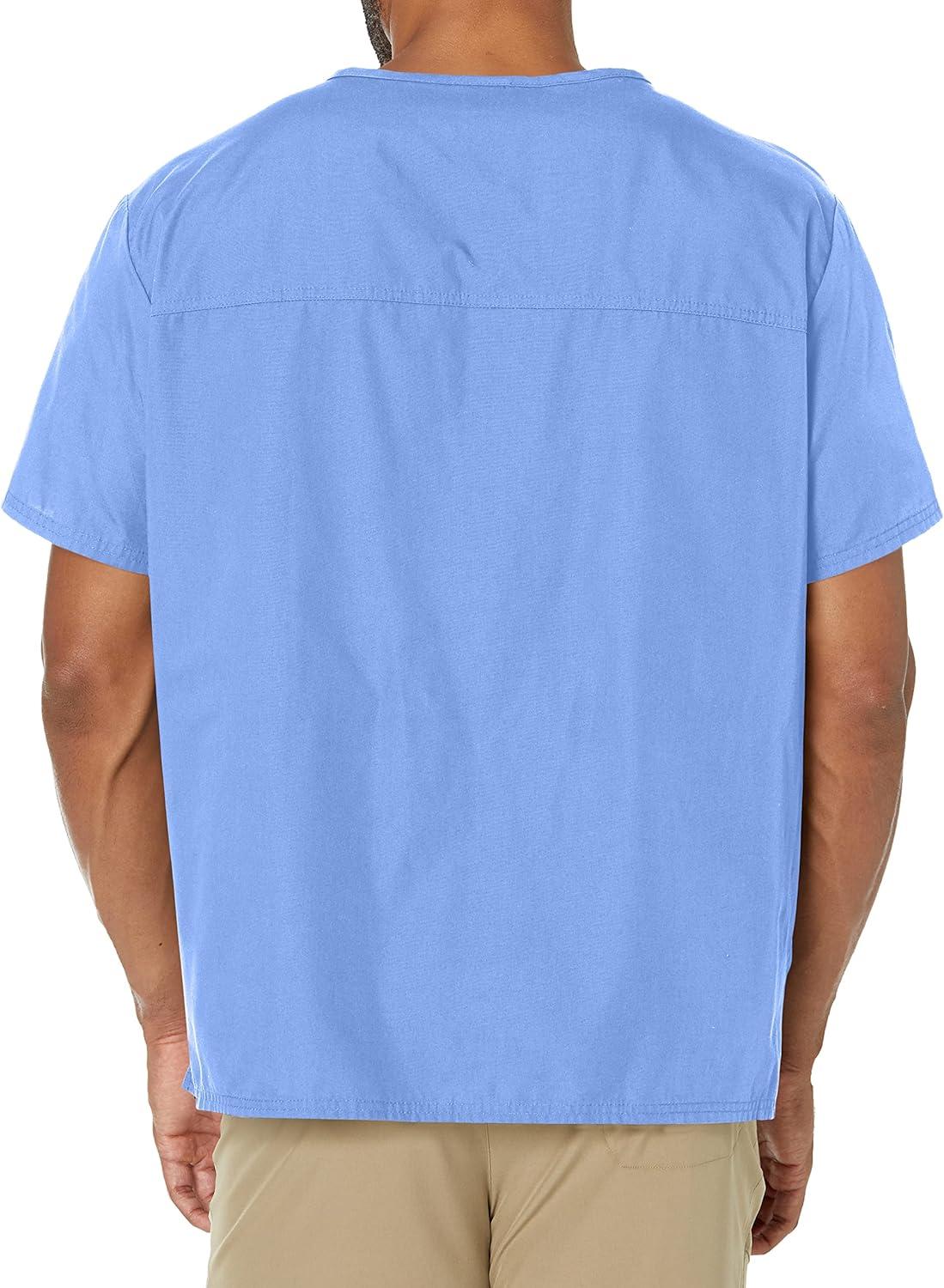 imageCherokee VNeck Mens Scrub Top with Chest Pocket Durable Fade Resistant and Easy CareCeil
