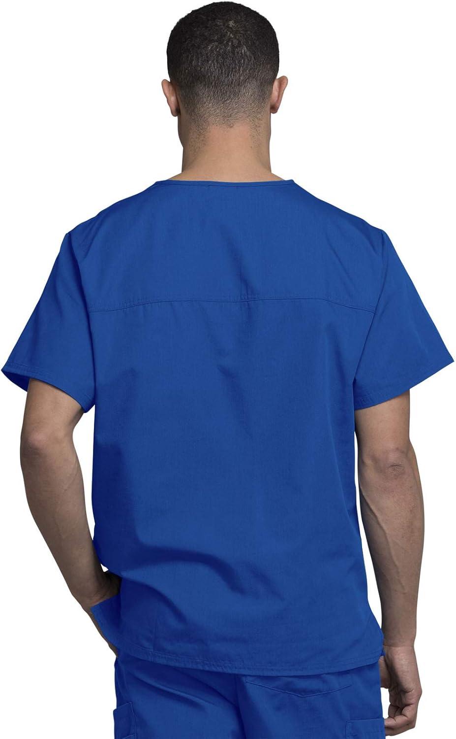 imageCherokee VNeck Mens Scrub Top with Chest Pocket Durable Fade Resistant and Easy CareRoyal