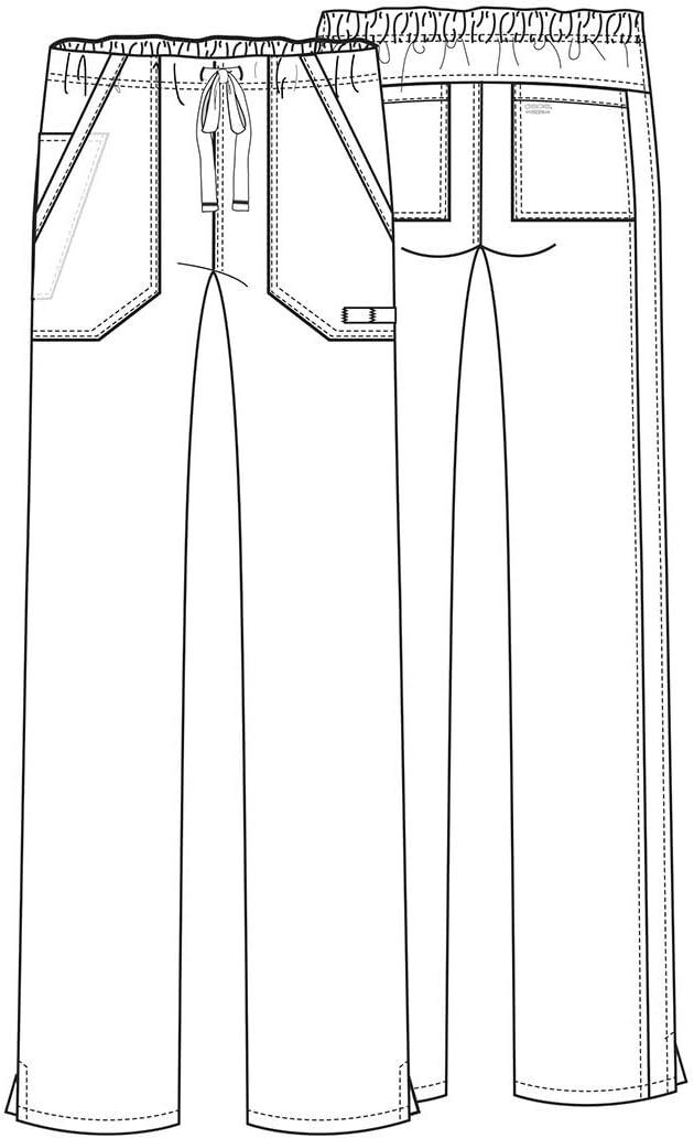 imageCherokee Women Scrubs Pant Workwear Core Stretch Mid Rise Straight Leg Drawstring WW130Ciel
