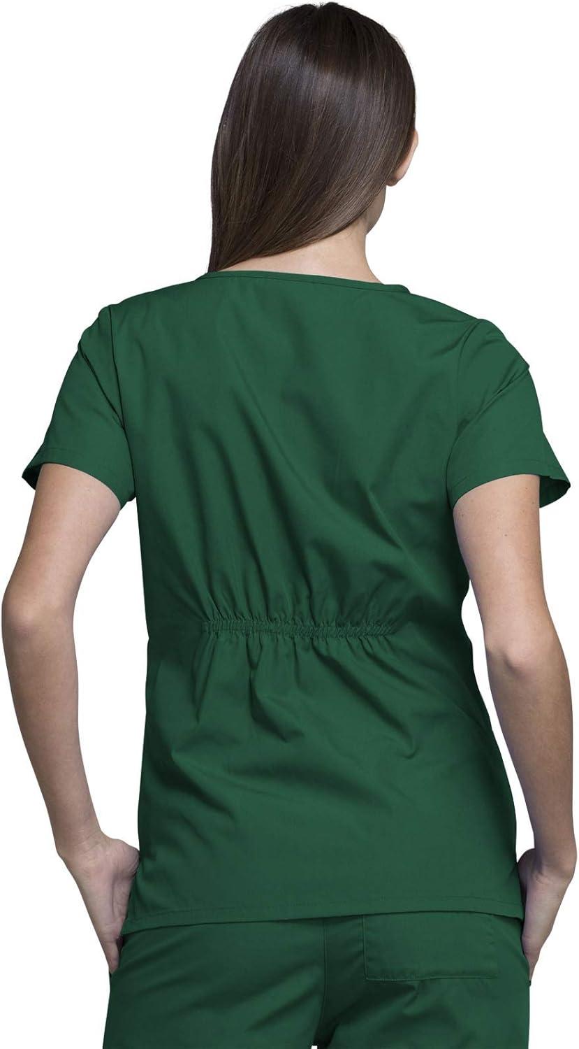 imageCherokee Women Scrubs Top Workwear Originals Round Neck 4824Hunter