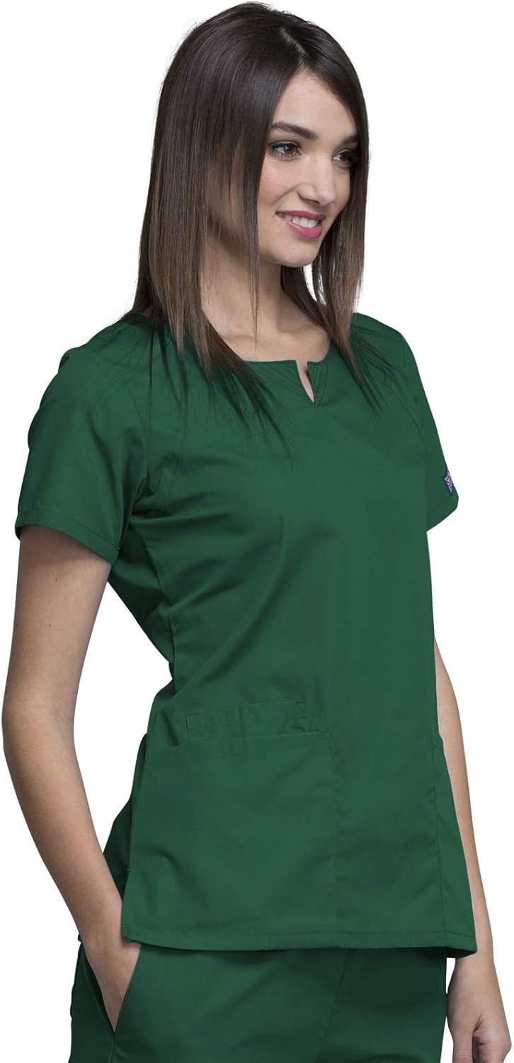 imageCherokee Women Scrubs Top Workwear Originals Round Neck 4824Hunter