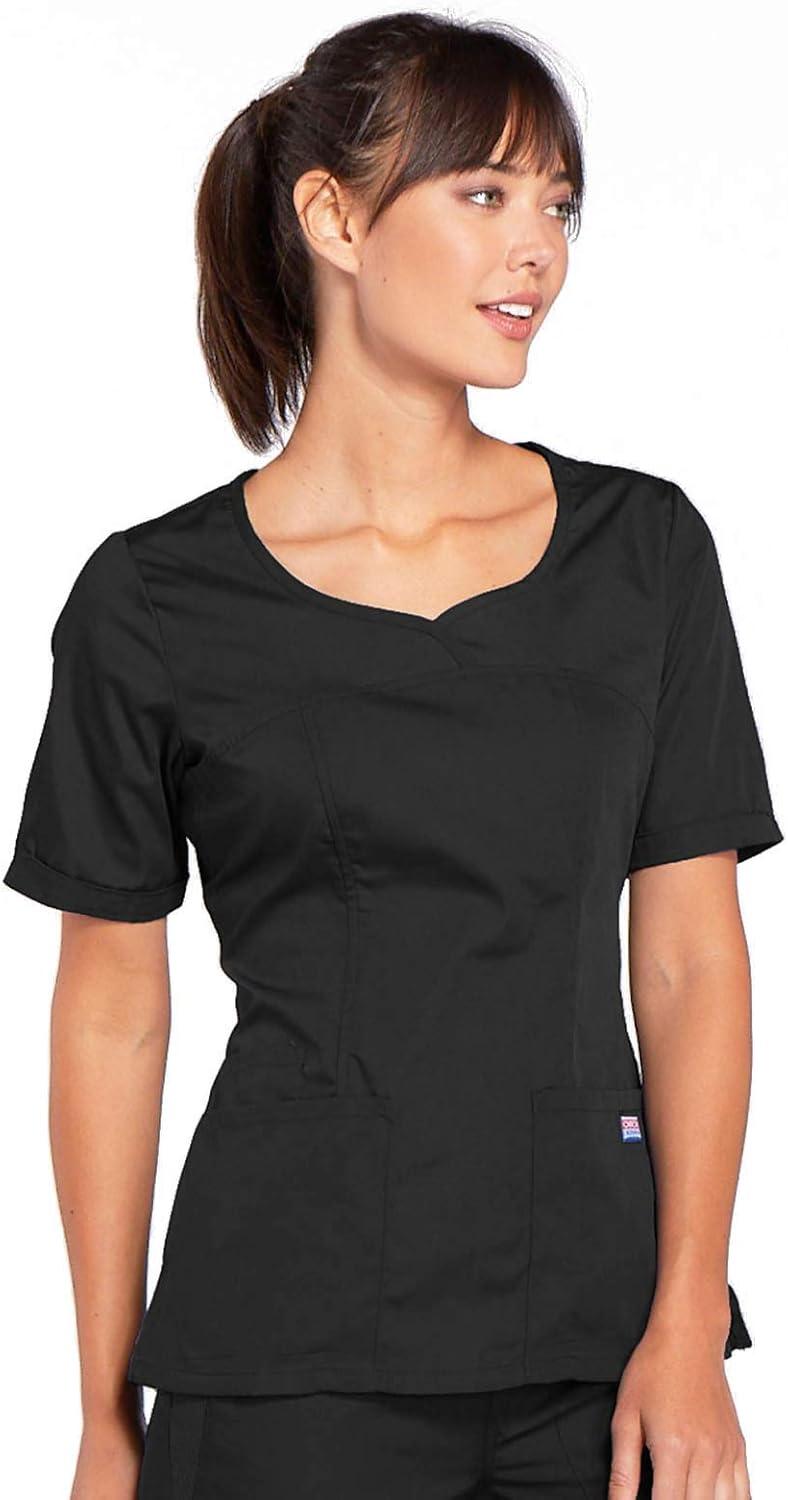 imageCherokee Women Scrubs Top Workwear Originals VNeck 4746Black