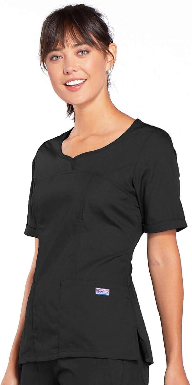 imageCherokee Women Scrubs Top Workwear Originals VNeck 4746Black