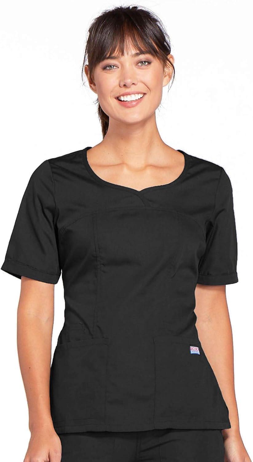 imageCherokee Women Scrubs Top Workwear Originals VNeck 4746Black