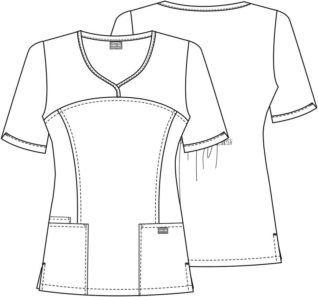 imageCherokee Women Scrubs Top Workwear Originals VNeck 4746Black