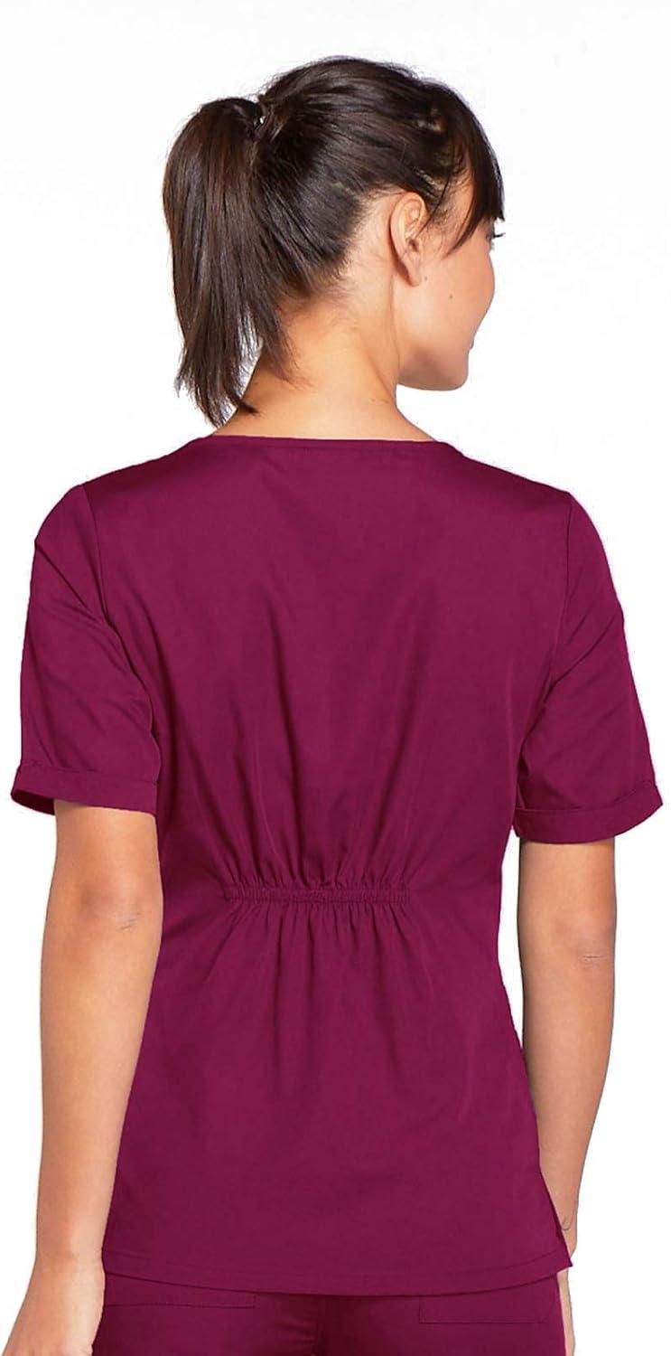 imageCherokee Women Scrubs Top Workwear Originals VNeck 4746Wine