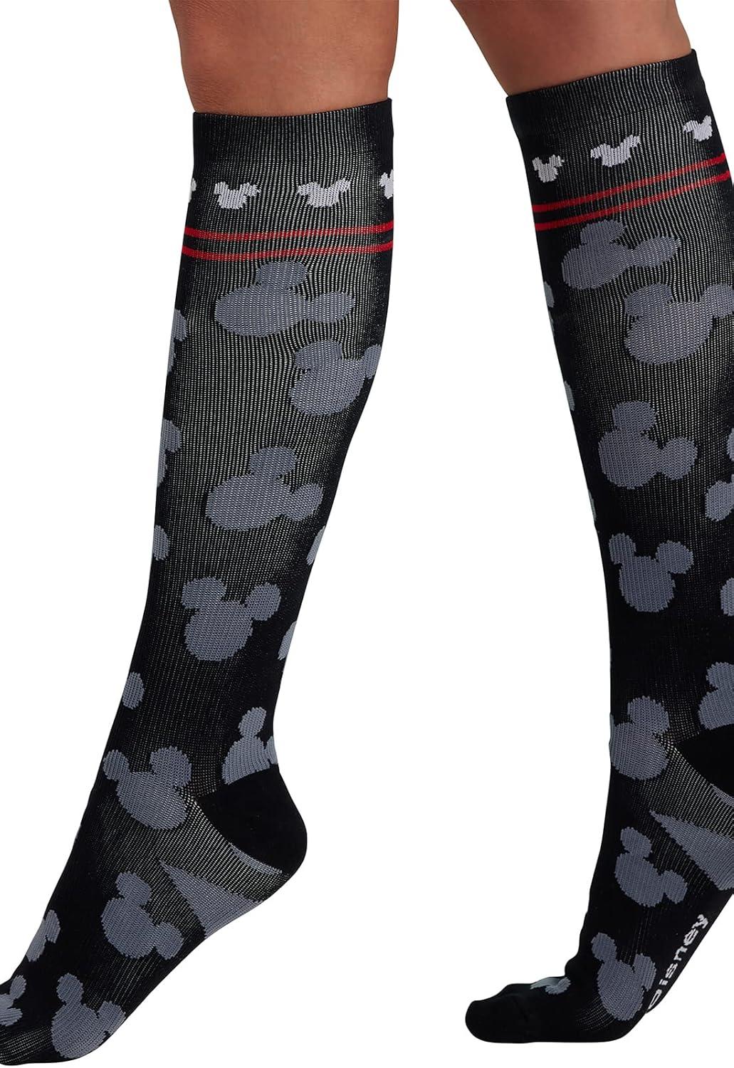 imageCherokee Womens 1015mmHg Compression Socks Fun Print Knee Highs with Light Support Soft Feel PRINTSUPPORTAll Ears