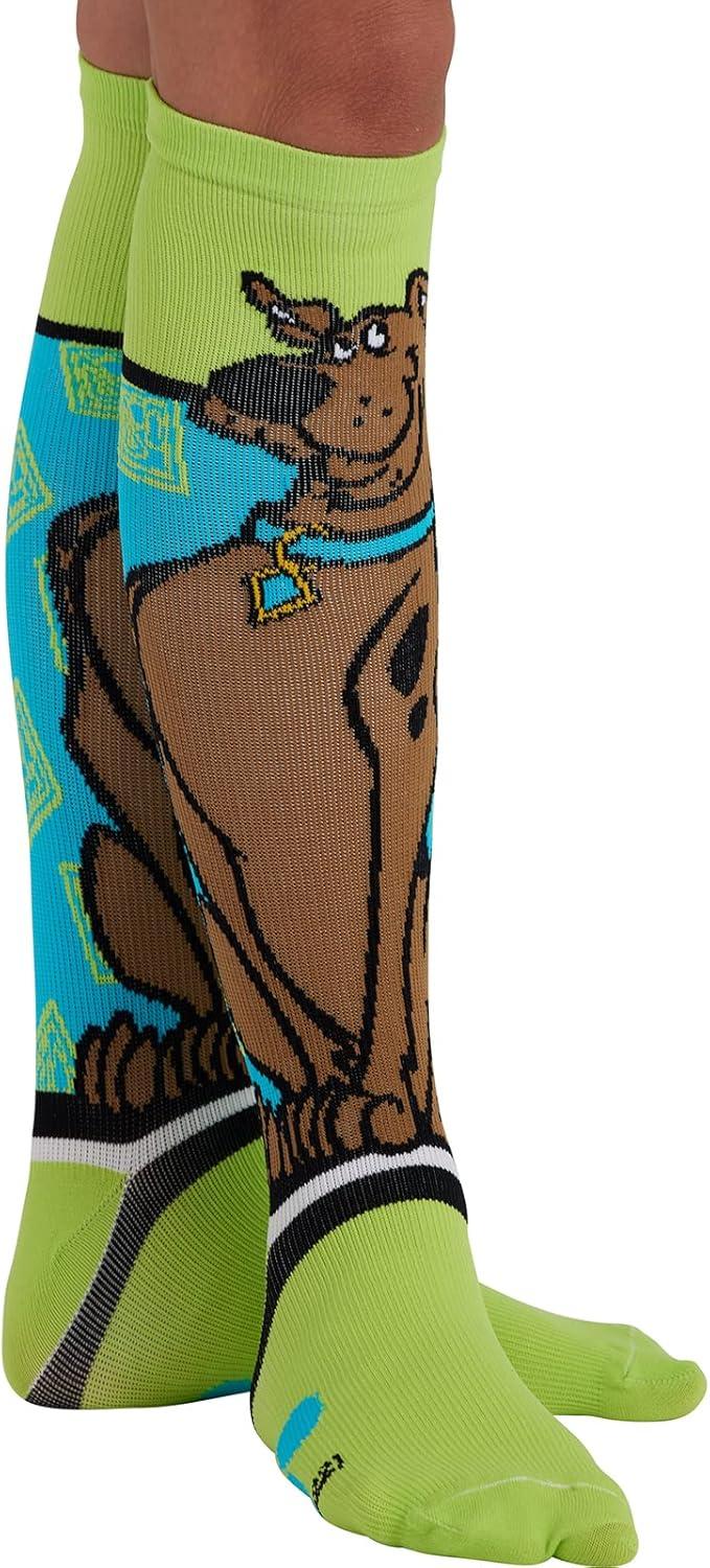 imageCherokee Womens 1015mmHg Compression Socks Fun Print Knee Highs with Light Support Soft Feel PRINTSUPPORTMaking Tracks