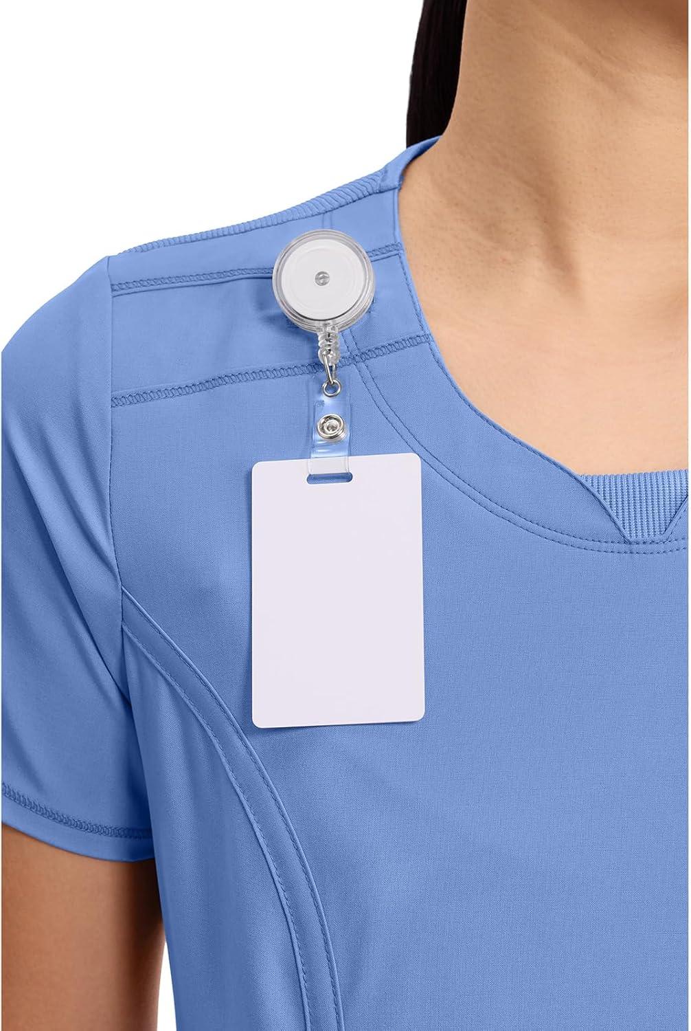 imageCherokee Womens Infinity Crew Neck Scrubs ShirtCiel