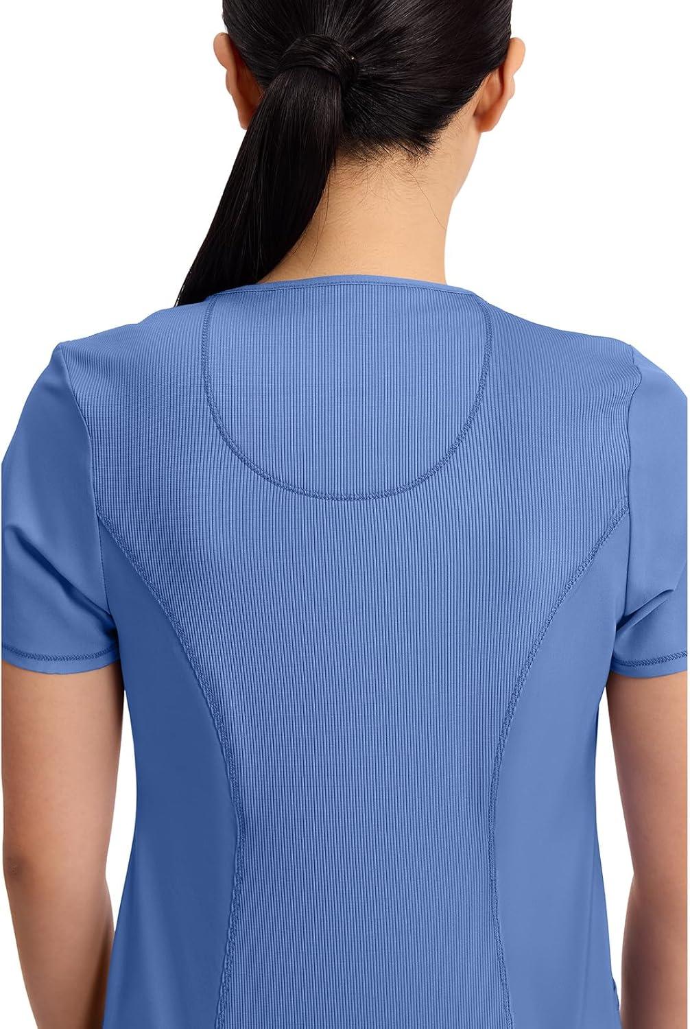 imageCherokee Womens Infinity Crew Neck Scrubs ShirtCiel