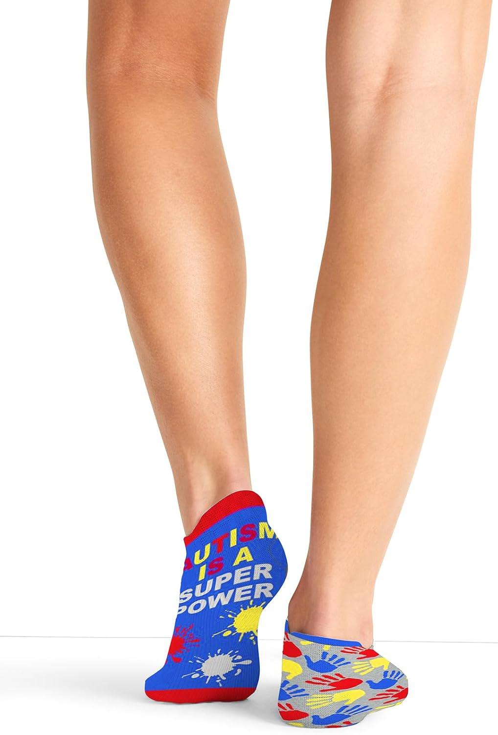 imageCherokee Womens No Show Socks 2Pack Cushioned Compression Arch Support Ankle Socks for Everyday Comfort 2GOODSuper Power