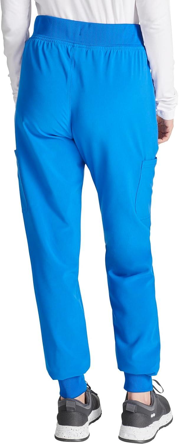 imageCherokee Womens Scrub Jogger Pants Natural Rise with 4 Pockets and Drawstring Waistband CK249ARoyal